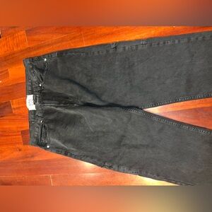 black cargo jeans